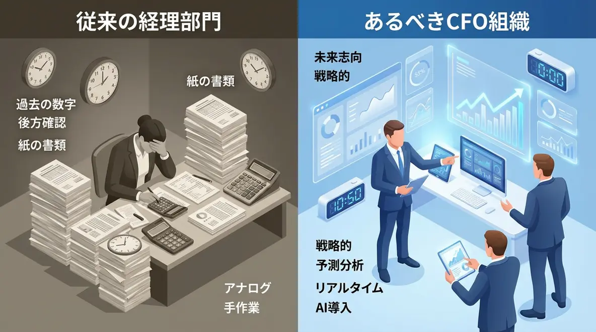 あるべきCFOとしての経理組織